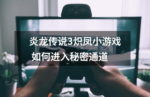 炎龙传说3炽凤小游戏 如何进入秘密通道-第1张-游戏信息-龙启网