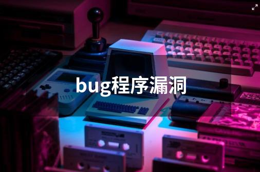 bug程序漏洞-第1张-游戏信息-龙启网