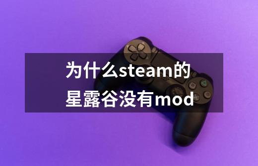 为什么steam的星露谷没有mod-第1张-游戏信息-龙启网