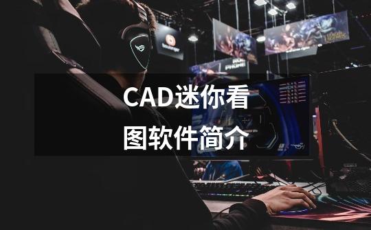 CAD迷你看图软件简介-第1张-游戏信息-龙启网