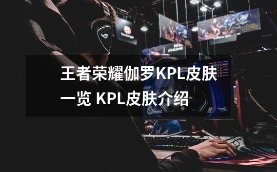 王者荣耀伽罗KPL皮肤一览 KPL皮肤介绍-第1张-游戏信息-龙启网