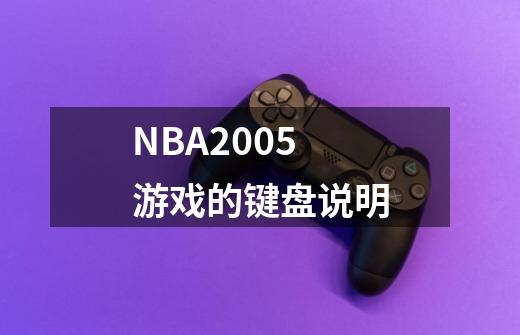 NBA2005游戏的键盘说明-第1张-游戏信息-龙启网