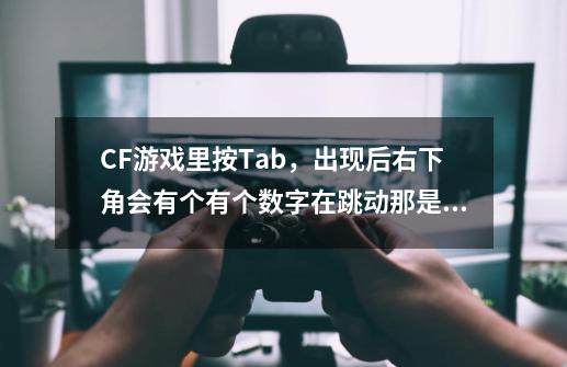 CF游戏里按Tab，出现后右下角会有个有个数字在跳动那是什么意思-第1张-游戏信息-龙启网