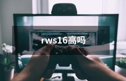 rws16高吗-第1张-游戏信息-龙启网