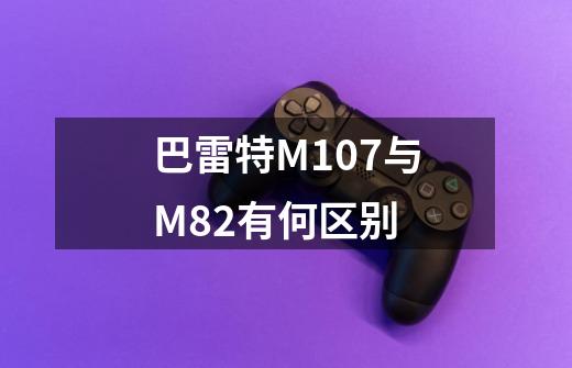 巴雷特M107与M82有何区别-第1张-游戏信息-龙启网