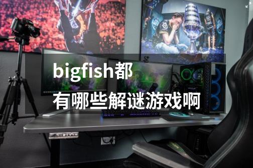 bigfish都有哪些解谜游戏啊-第1张-游戏信息-龙启网