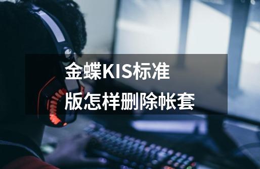 金蝶KIS标准版怎样删除帐套-第1张-游戏信息-龙启网