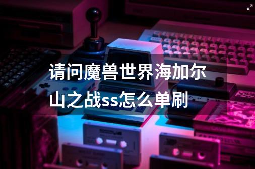 请问魔兽世界海加尔山之战ss怎么单刷-第1张-游戏信息-龙启网