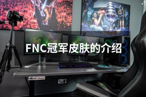 FNC冠军皮肤的介绍-第1张-游戏信息-龙启网