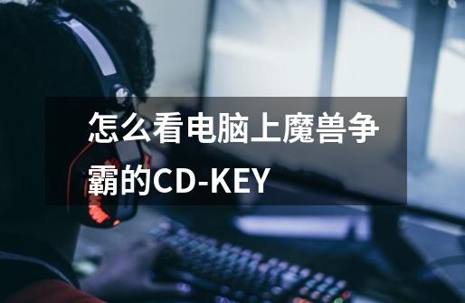 怎么看电脑上魔兽争霸的CD-KEY-第1张-游戏信息-龙启网