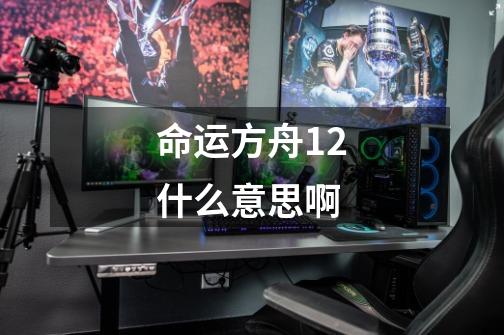 命运方舟1+2什么意思啊-第1张-游戏信息-龙启网