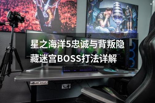 星之海洋5忠诚与背叛隐藏迷宫BOSS打法详解-第1张-游戏信息-龙启网