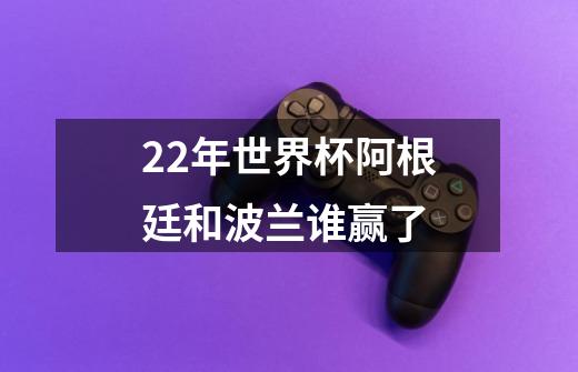 22年世界杯阿根廷和波兰谁赢了-第1张-游戏信息-龙启网