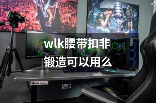 wlk腰带扣非锻造可以用么-第1张-游戏信息-龙启网