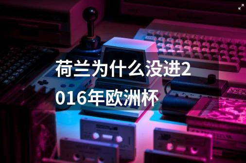 荷兰为什么没进2016年欧洲杯-第1张-游戏信息-龙启网