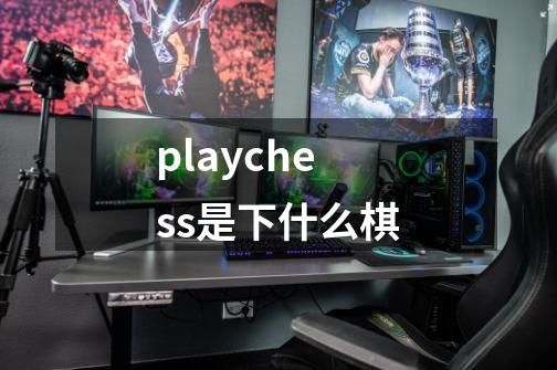 playchess是下什么棋-第1张-游戏信息-龙启网