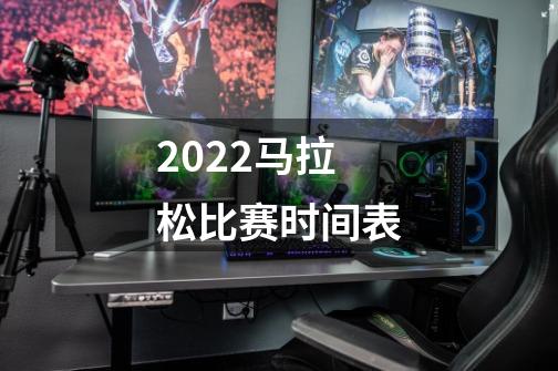 2022马拉松比赛时间表-第1张-游戏信息-龙启网