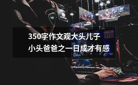 350字作文观大头儿子小头爸爸之一日成才有感-第1张-游戏信息-龙启网