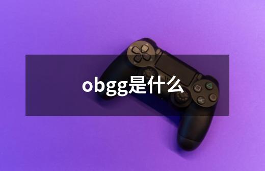 obgg是什么-第1张-游戏信息-龙启网