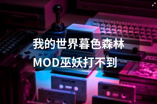 我的世界暮色森林MOD巫妖打不到-第1张-游戏信息-龙启网