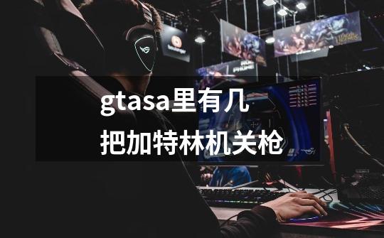 gtasa里有几把加特林机关枪-第1张-游戏信息-龙启网