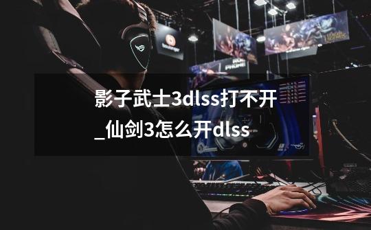 影子武士3dlss打不开_仙剑3怎么开dlss-第1张-游戏信息-龙启网