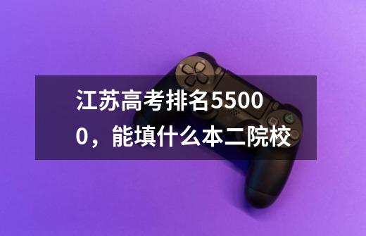 江苏高考排名55000，能填什么本二院校-第1张-游戏信息-龙启网