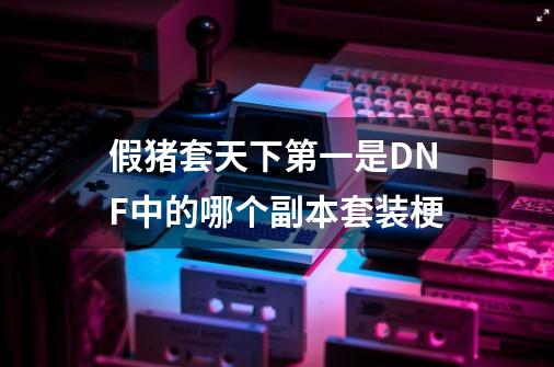 假猪套天下第一是DNF中的哪个副本套装梗-第1张-游戏信息-龙启网