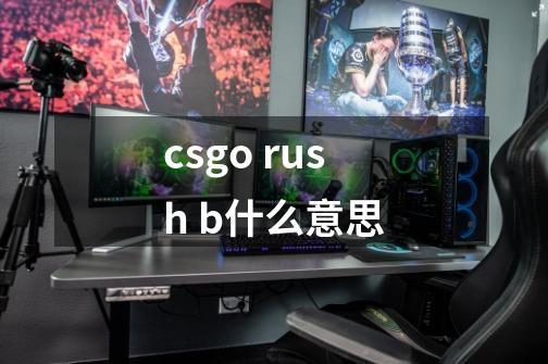 csgo rush b什么意思-第1张-游戏信息-龙启网