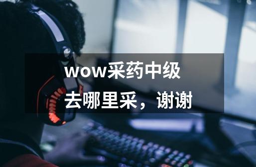 wow采药中级去哪里采，谢谢-第1张-游戏信息-龙启网