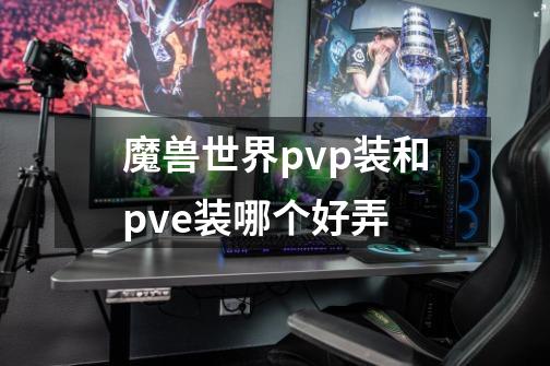 魔兽世界pvp装和pve装哪个好弄-第1张-游戏信息-龙启网