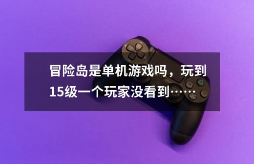 冒险岛是单机游戏吗，玩到15级一个玩家没看到……-第1张-游戏信息-龙启网