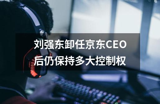 刘强东卸任京东CEO后仍保持多大控制权-第1张-游戏信息-龙启网