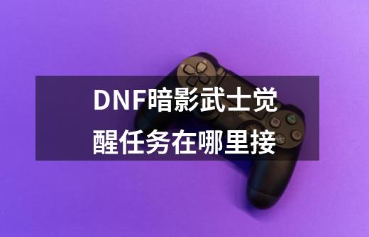 DNF暗影武士觉醒任务在哪里接-第1张-游戏信息-龙启网