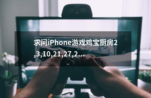 求问iPhone游戏鸡宝厨房2,3,10,21,27,28,29,31号小鸡怎么养出来-第1张-游戏信息-龙启网