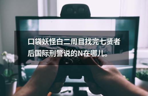 口袋妖怪白二周目找完七贤者后国际刑警说的N在哪儿。-第1张-游戏信息-龙启网