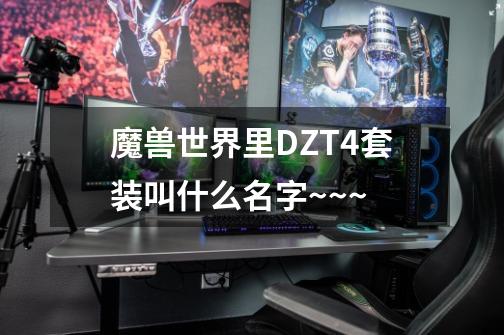 魔兽世界里DZT4套装叫什么名字~~~-第1张-游戏信息-龙启网