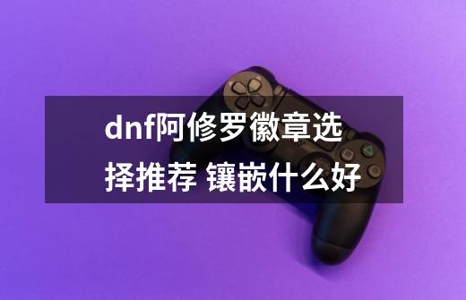 dnf阿修罗徽章选择推荐 镶嵌什么好-第1张-游戏信息-龙启网