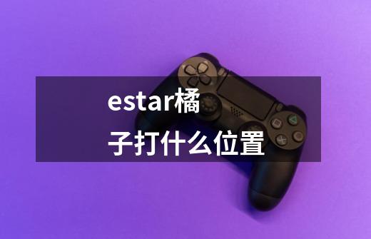 estar橘子打什么位置-第1张-游戏信息-龙启网