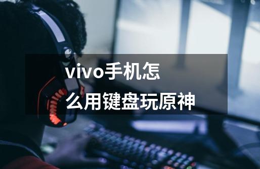 vivo手机怎么用键盘玩原神-第1张-游戏信息-龙启网