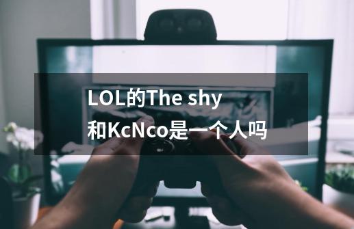 LOL的The shy和KcNco是一个人吗-第1张-游戏信息-龙启网