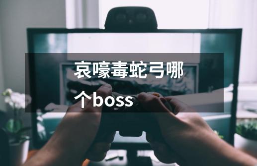 哀嚎毒蛇弓哪个boss-第1张-游戏信息-龙启网