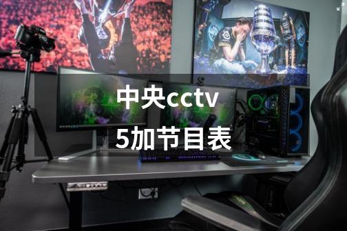 中央cctv5加节目表-第1张-游戏信息-龙启网