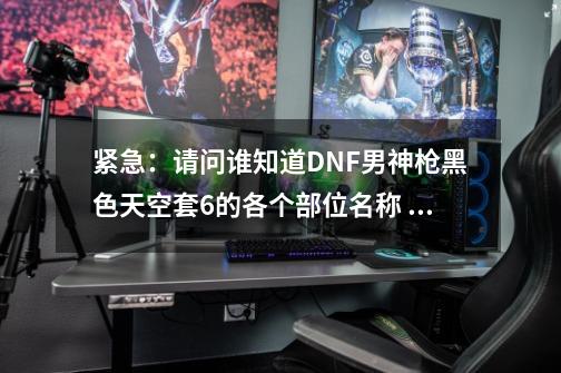 紧急：请问谁知道DNF男神枪黑色天空套6的各个部位名称 我天空被分解了想找回得提供名称但是我都忘记了-第1张-游戏信息-龙启网