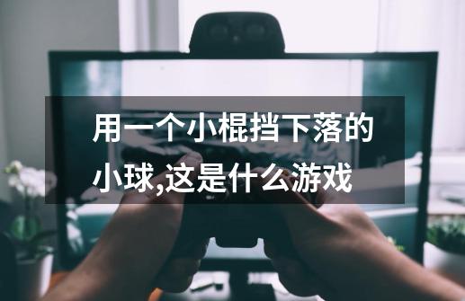 用一个小棍挡下落的小球,这是什么游戏-第1张-游戏信息-龙启网