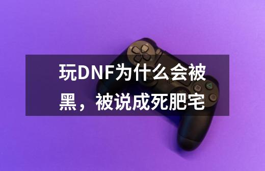 玩DNF为什么会被黑，被说成死肥宅-第1张-游戏信息-龙启网