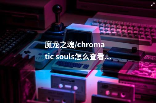 魔龙之魂/chromatic souls怎么查看自己在哪个服务器-第1张-游戏信息-龙启网