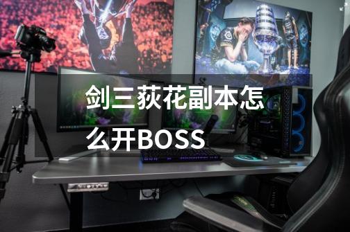 剑三荻花副本怎么开BOSS-第1张-游戏信息-龙启网