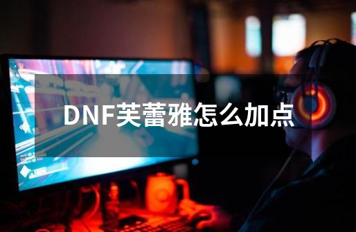 DNF芙蕾雅怎么加点-第1张-游戏信息-龙启网