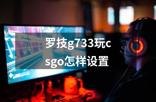 罗技g733玩csgo怎样设置-第1张-游戏信息-龙启网